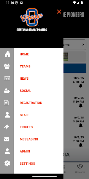 Olentangy Pioneers Athletics Screenshot 2