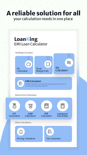Loanking: EMI Loan Calculator Screenshot 0