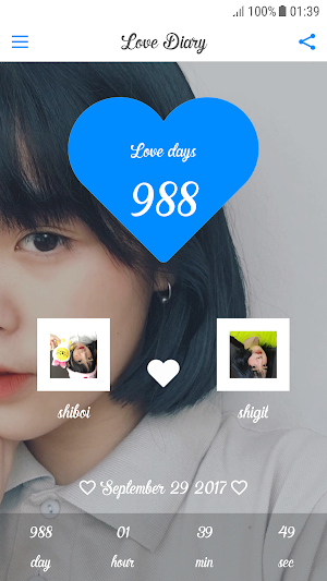 Love Diary (Love Memory, Love Days Counter) Screenshot 3