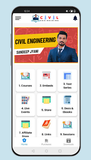 Sandeep Jyani Civil Engg Screenshot 2