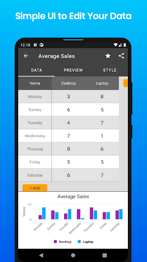 Chart Maker Pro : Create Chart For Free Screenshot 3