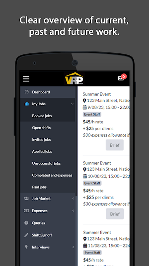 VRP GroupConnect Screenshot 2