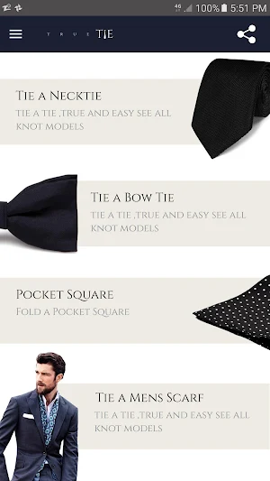 How To Tie A Tie Knot - True Tie Screenshot 1
