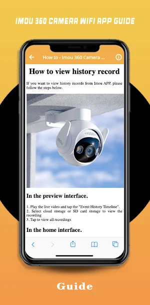 IMOU 360 camera wifi app guide Screenshot 1