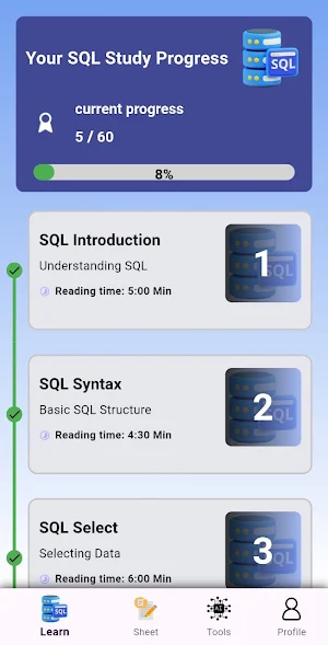 Learn SQL For Beginners 2024 Screenshot 0