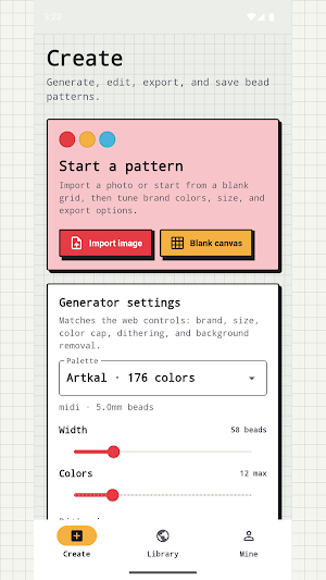 Bitbead - Bead Pattern Maker Screenshot 0