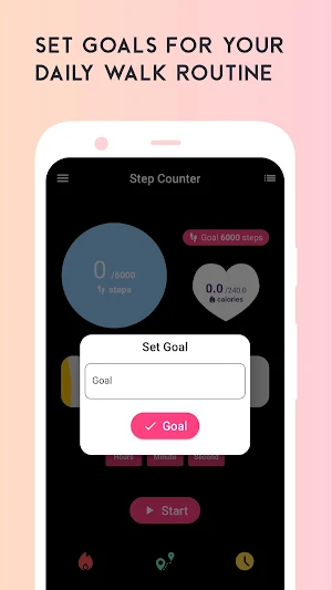 Step Counter - Calories & Dist Screenshot 3