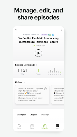 Buzzsprout Screenshot 2