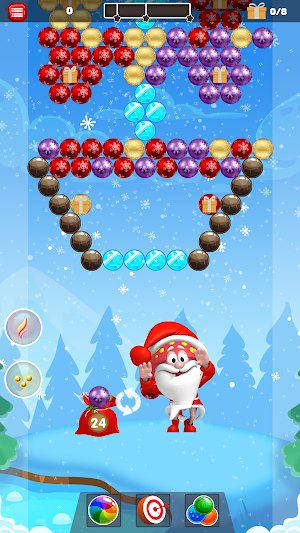Christmas Santa : Bubble Shoot Screenshot 2