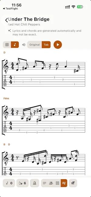 ArtGuitar: AI Chords and Tabs Screenshot 1