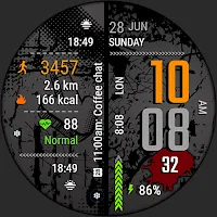 VF03 Digital Watch Face