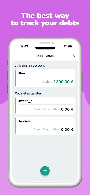 Debt Tracker - IOU & Loans Screenshot 0