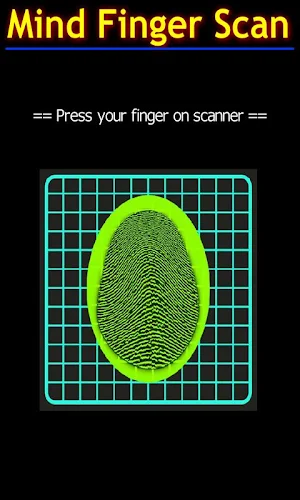 Mind Finger Scan Screenshot 0