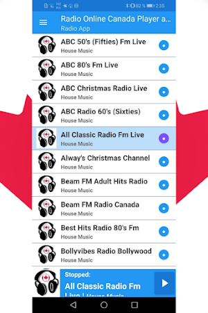 Radio Online Canada Player and Screenshot 1