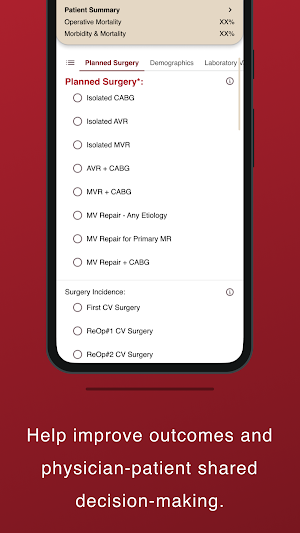 STS Risk Calculators Screenshot 2