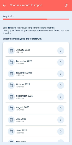 Mileage Log from Google Maps Screenshot 2