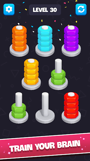 Nut Sort: Color Game Screenshot 1