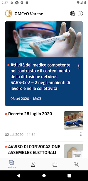 OMCeO Varese Screenshot 0