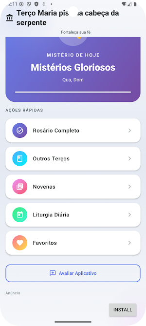 Terço Maria pisa na cabeça Screenshot 0