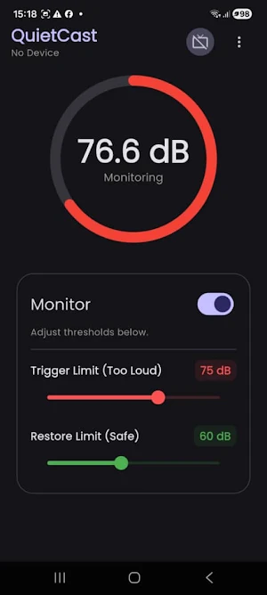 QuietCast Pro: Smart Volume Screenshot 2