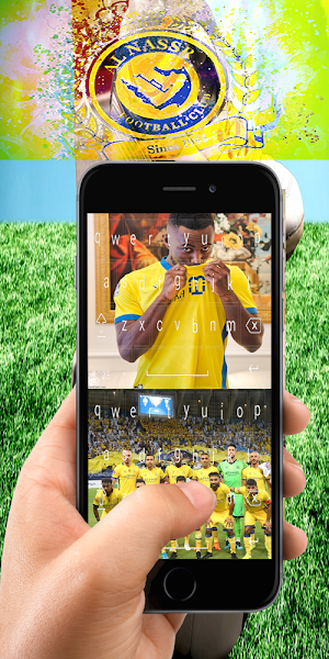 keyboard thème al nassr fans Screenshot 1