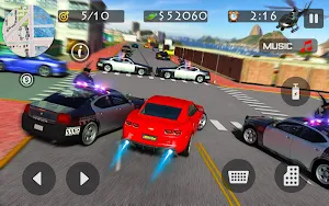 Crime Car City Gangster Shooting Screenshot 0
