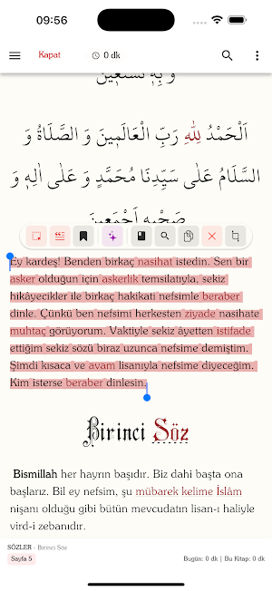 Risale-i Nur Okuma Külliyatı Screenshot 3