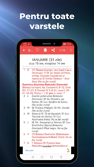 Calendar Ortodox 2023 BOR Screenshot 1