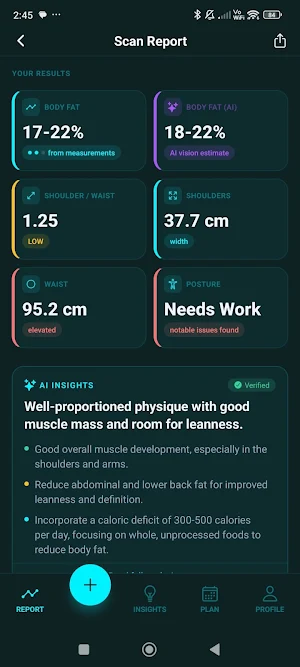 MyPhysiq Screenshot 1