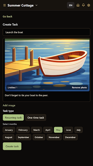 Summer Cottage App Screenshot 2