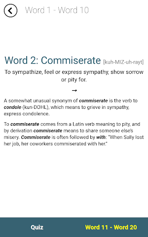 Verbal Advantage - Level 5 Screenshot 2