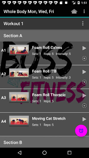 BOSS Fitness Screenshot 2
