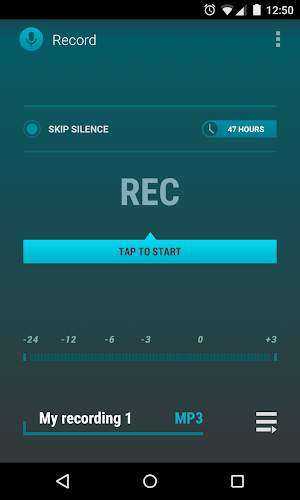 AudioField: MP3 Voice Recorder Screenshot 0