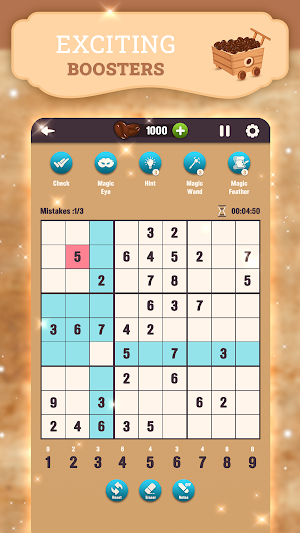 Sudoku Beans: Coffee Cafe Screenshot 3