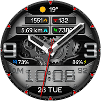 Hybrid CHEVAR URX93 Watch face