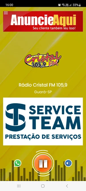 Rádio Cristal FM 105,9 Screenshot 3