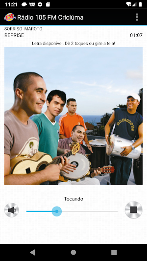 Rádio 105 FM Criciúma Screenshot 1