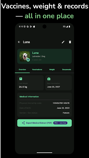 PetMediBook: Vaccine Tracker Screenshot 0