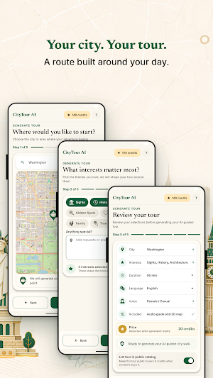 CityTour AI: Walking Tours Screenshot 1