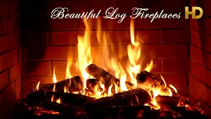 Beautiful Log Fireplaces HD Screenshot 0