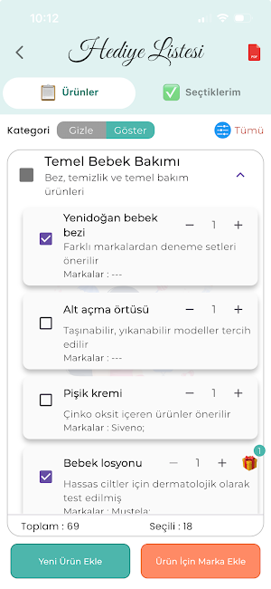 BabyShower Screenshot 3