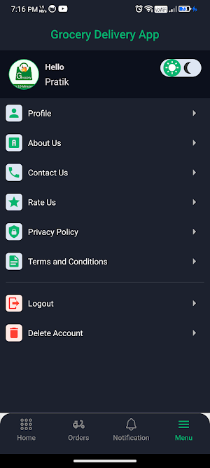 QuickMart: Delivery Demo App Screenshot 1
