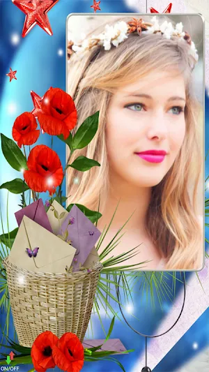 Beautiful Flower Photo Frame Screenshot 0