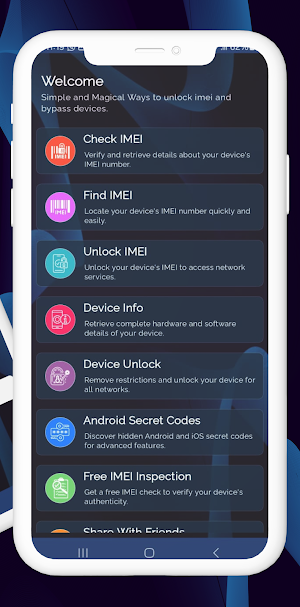 IMEI Unlock : Device Unlock Screenshot 1