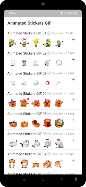 Animated Stickers GIF Screenshot 0