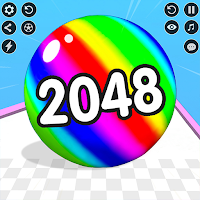 Rolling Ball Games: 2048 Balls
