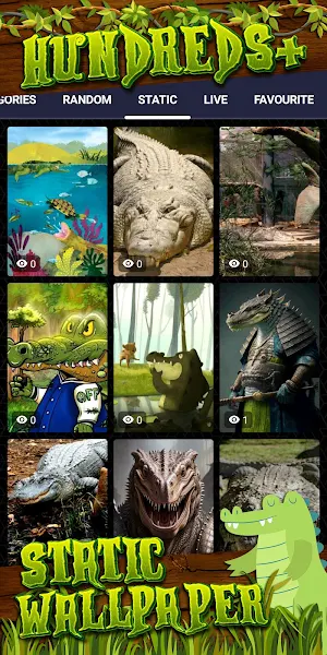 crocodile wallpaper Screenshot 3