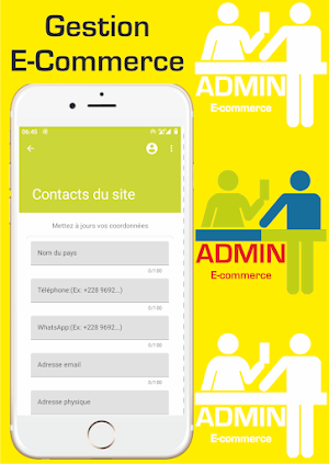 ADMIN E-Commerce Screenshot 1