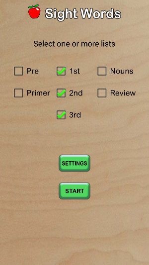 Sight Words Screenshot 2
