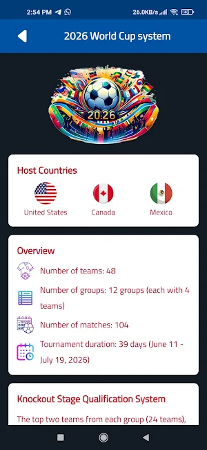 World Cup 2026 Countdown Screenshot 3